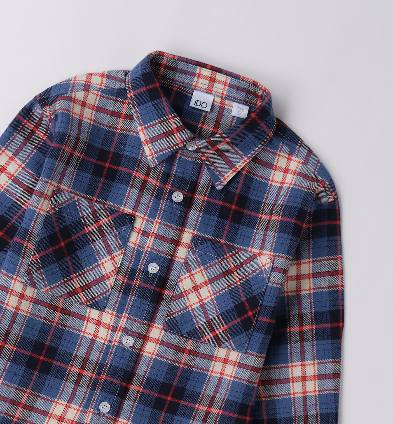 Рубашка iDO в клетку для мальчиков