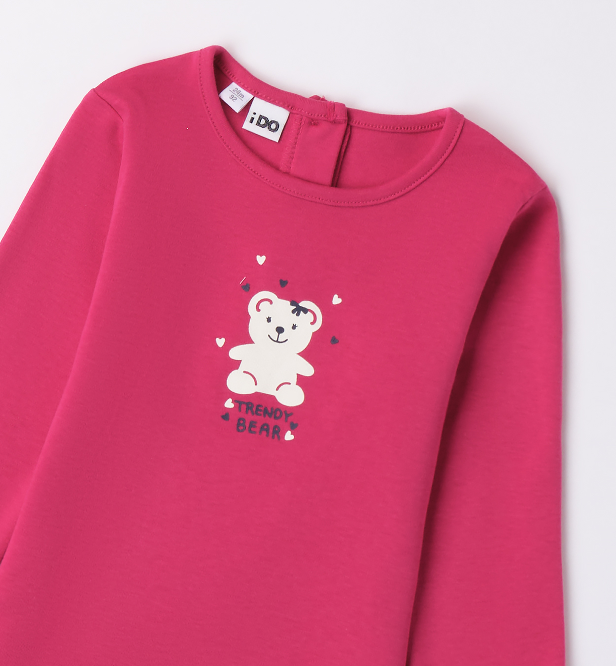 Лонгслив из 100% хлопка iDO