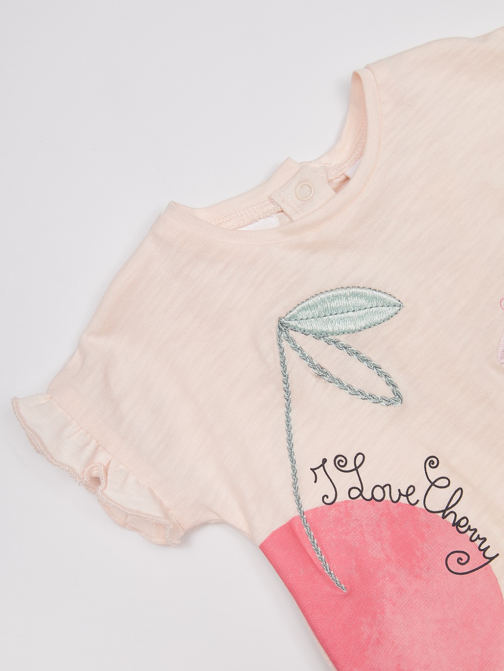 Футболка iDO с принтом и вышивкой