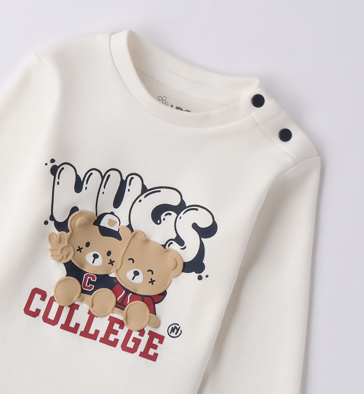 Однотонный лонгслив iDO для мальчиков 