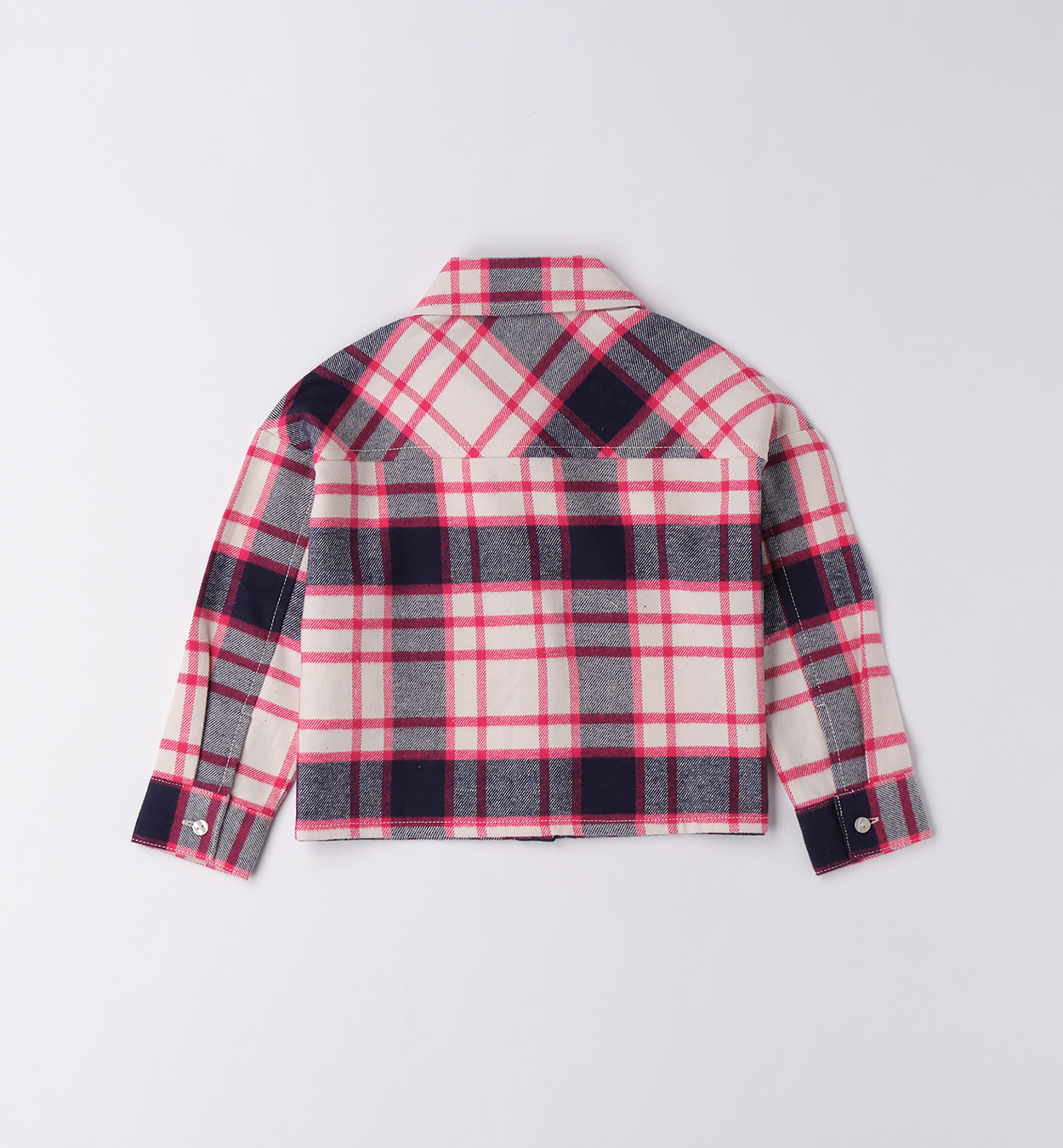 Укороченная рубашка iDO для девочек