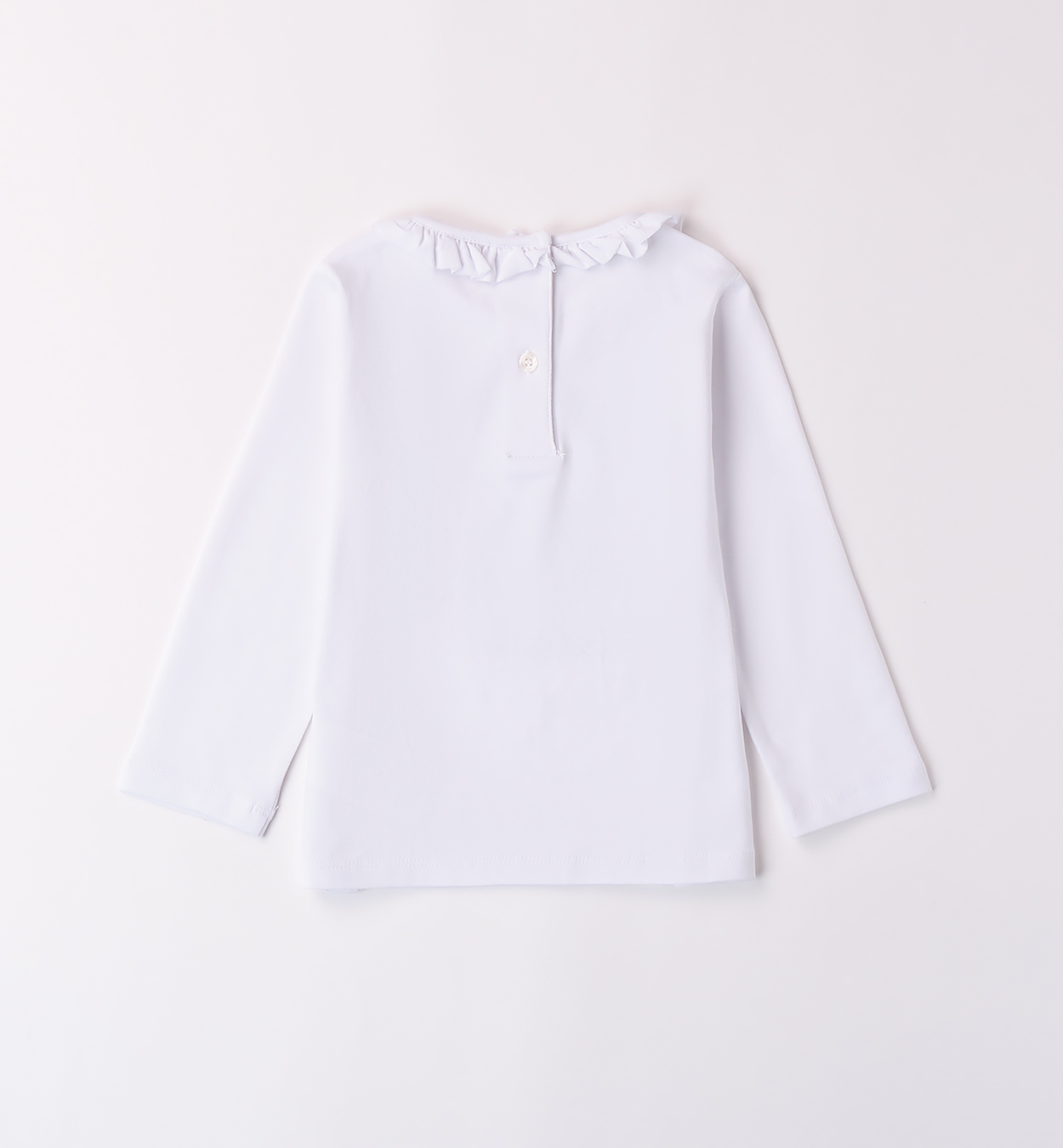 Белый лонгслив iDO