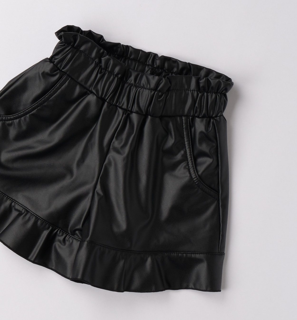 Шорты Sarabanda из эко-кожи для девочек