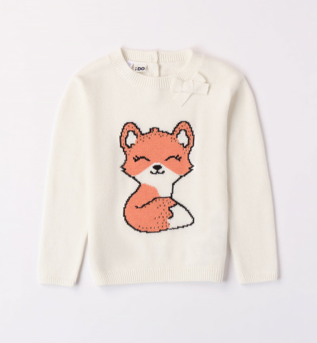 Свитер с лисой iDO 