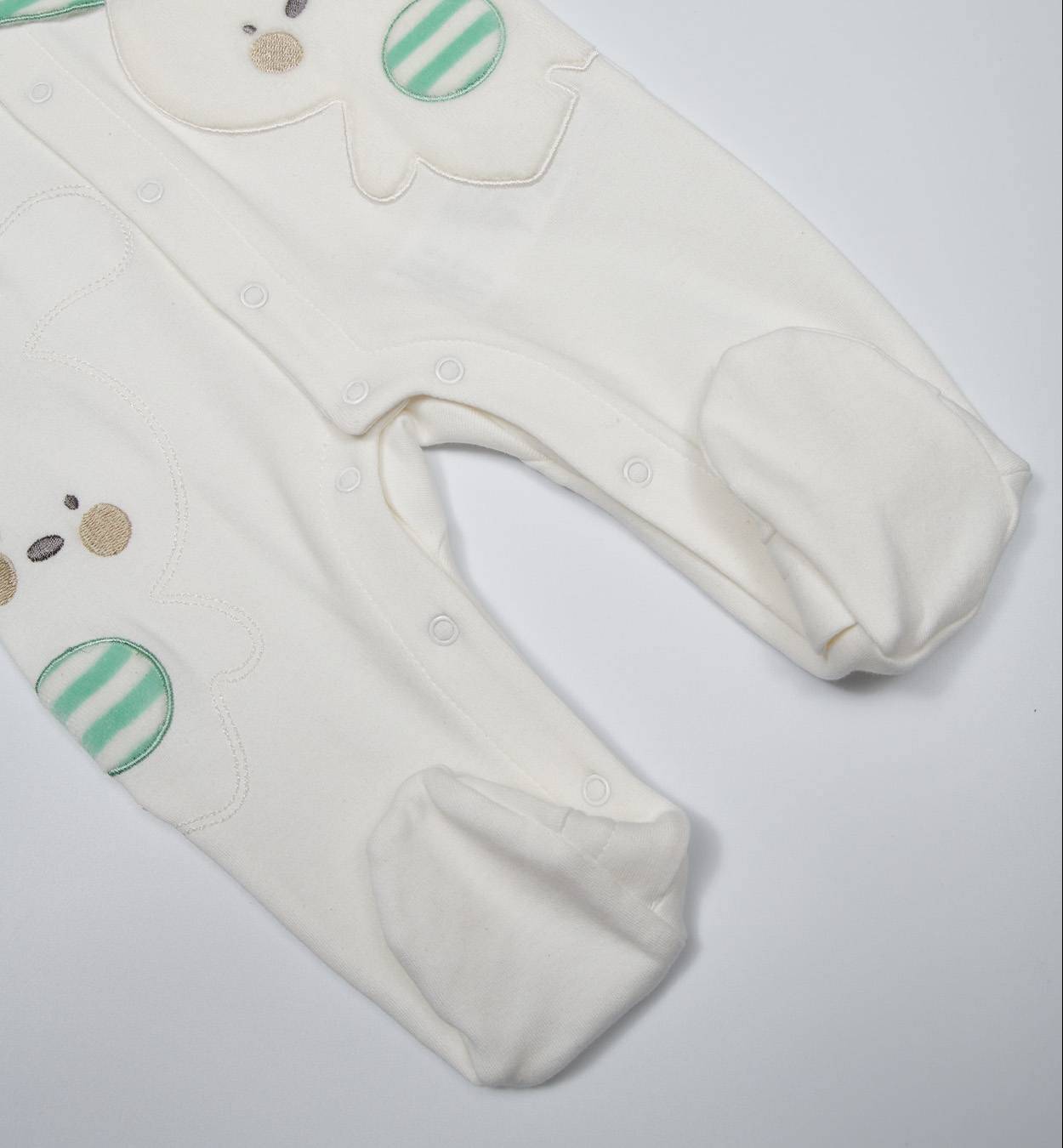 Комбинезон с вышивкой из 100% хлопка iDO