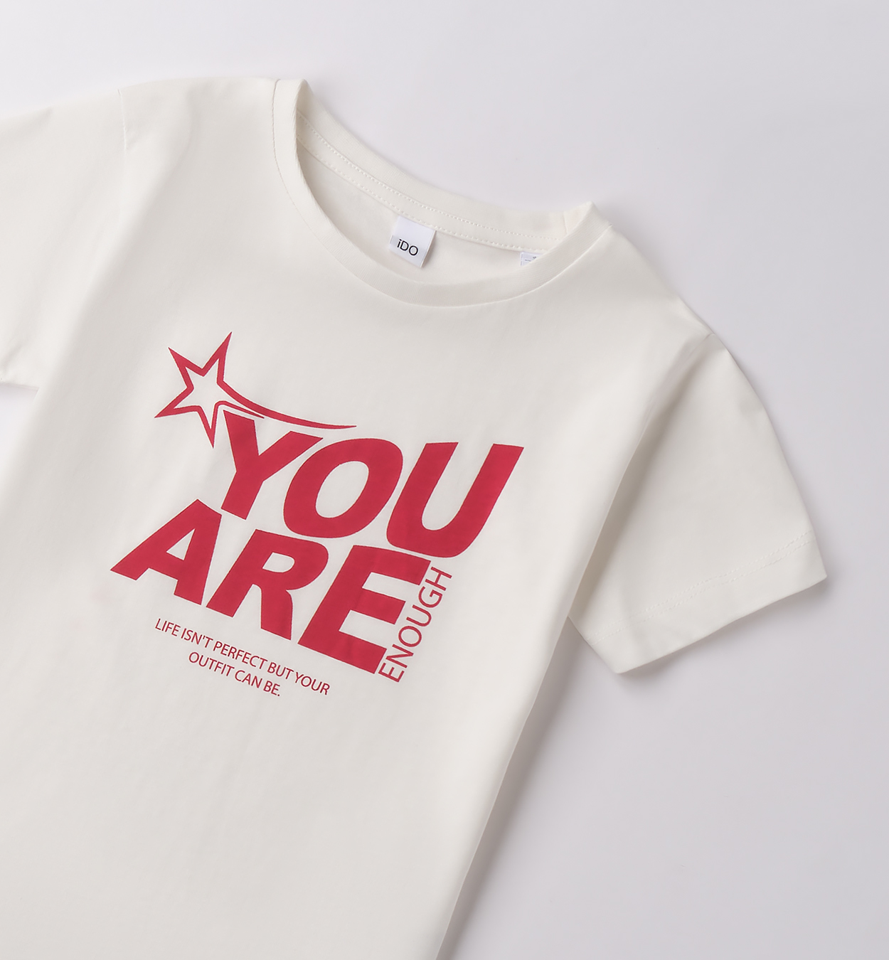 Однотонная футболка iDO для девочек