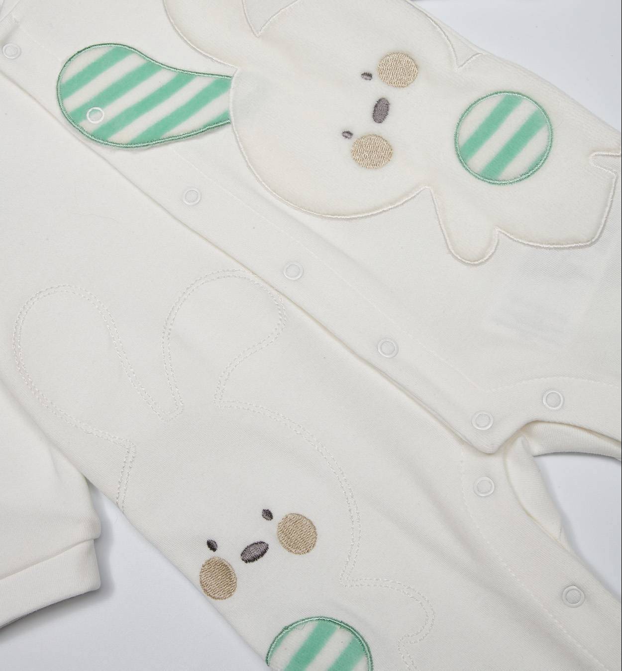 Комбинезон с вышивкой из 100% хлопка iDO