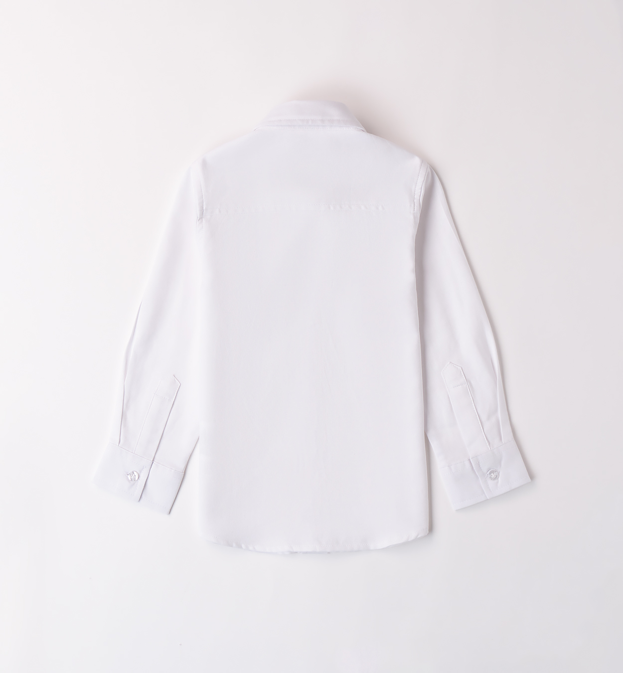 Белая классическая рубашка iDO из 100% хлопка 