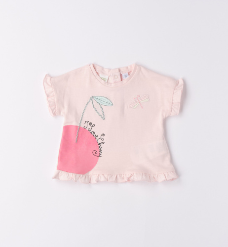 Футболка iDO с принтом и вышивкой