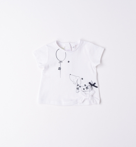 Футболка iDO из 100% хлопка с бантиком