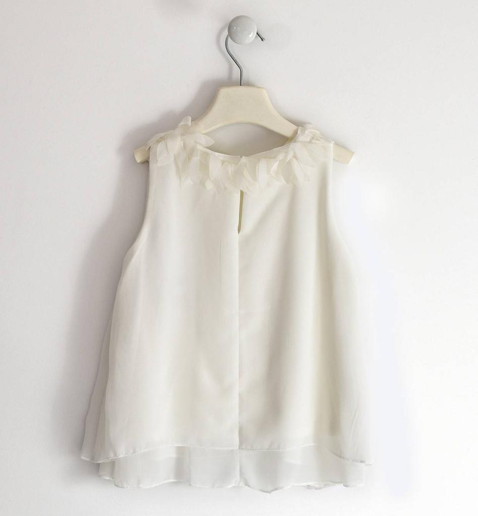 Шифоновая блуза без рукавов iDO 