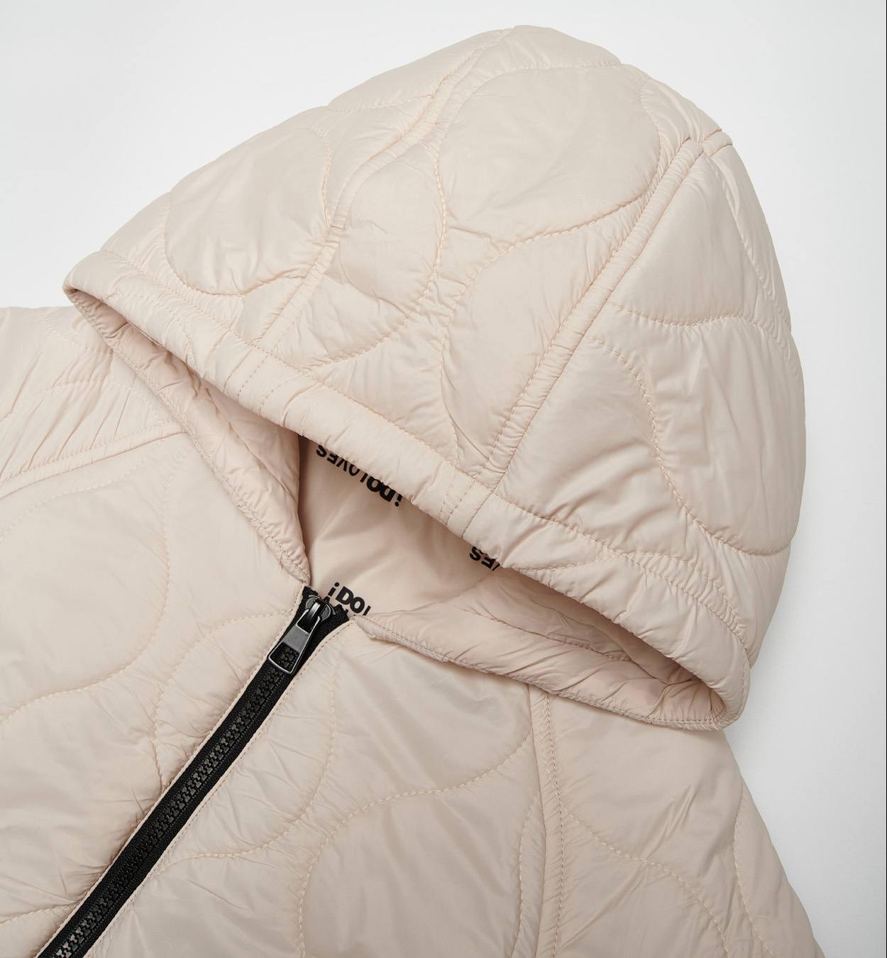 Стеганое пальто с капюшоном iDO