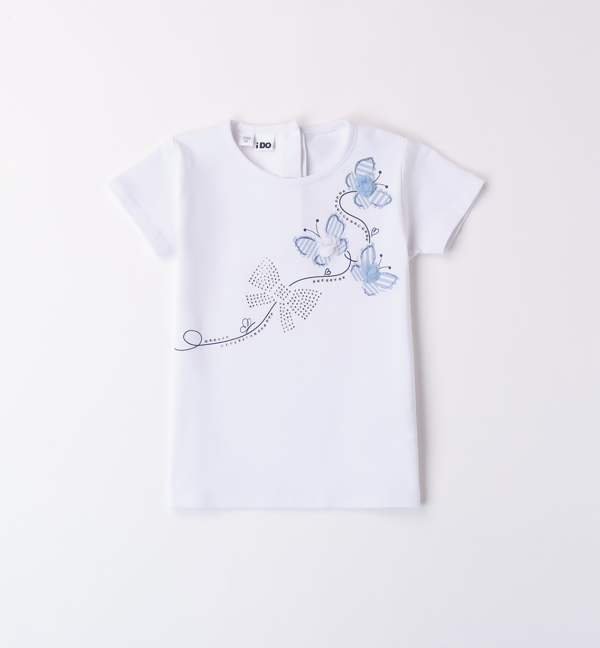 Футболка iDO со стразами