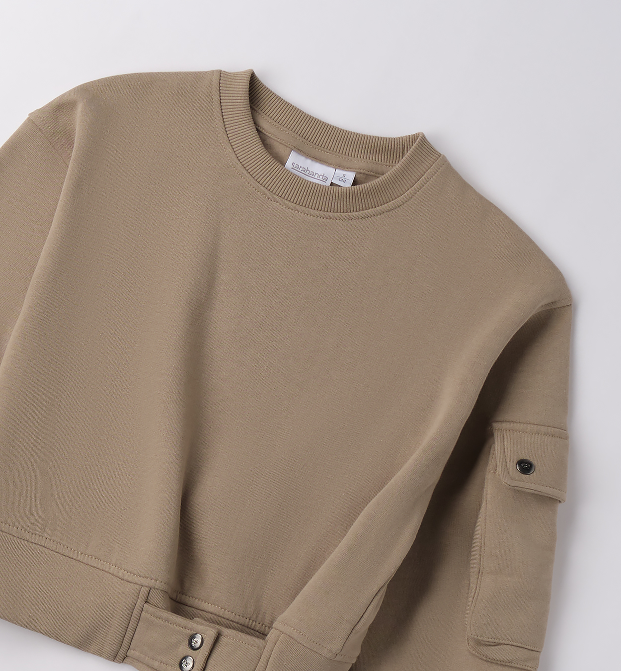 Укороченная толстовка Sarabanda для девочек