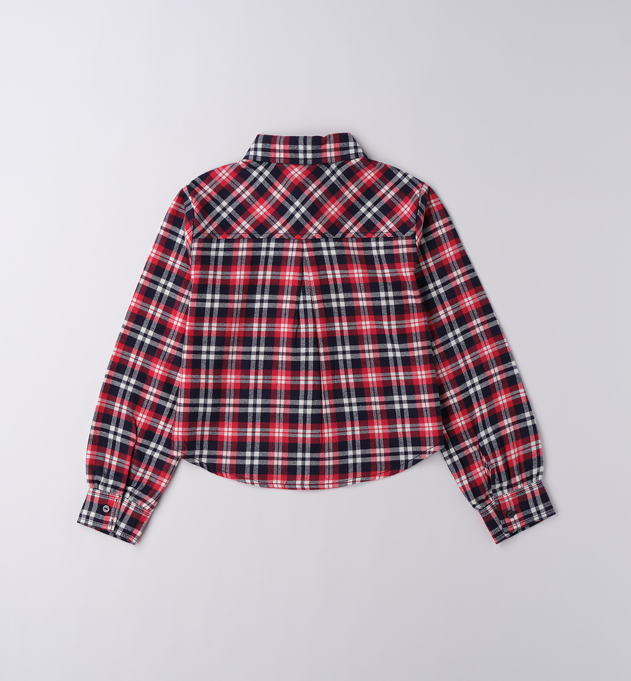 Укороченная рубашка iDO для девочек